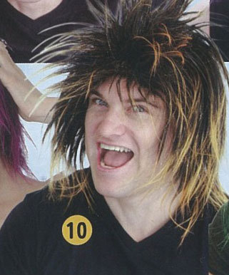 豹紋色龐克假髮