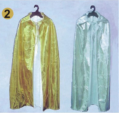 36"豪華亮布吸血鬼披風