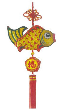亮片魚年飾