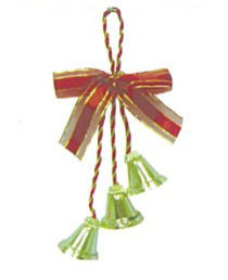 38mm電鍍三鐘吊飾