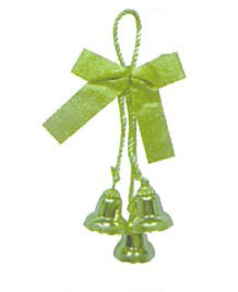 38mm電鍍三鐘吊飾