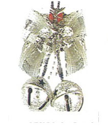 50mm皺紋十字鈴吊飾