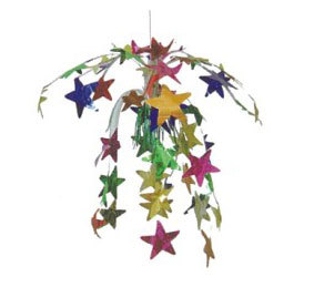 二層五角星燈籠吊飾