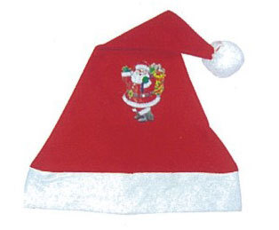 印花聖誕帽