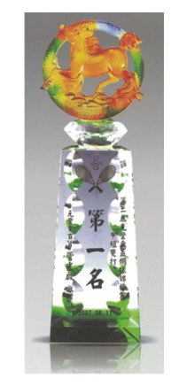 琉璃水晶獎座1