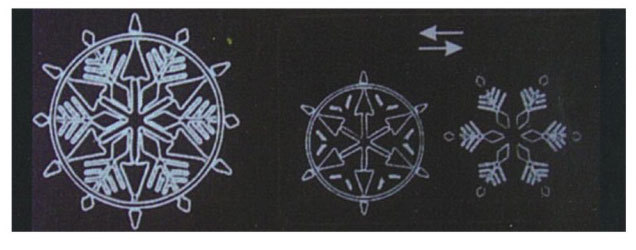 雪花閃爍造型燈