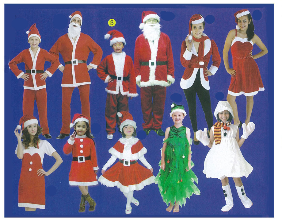 豪華四件式小孩老公公衣