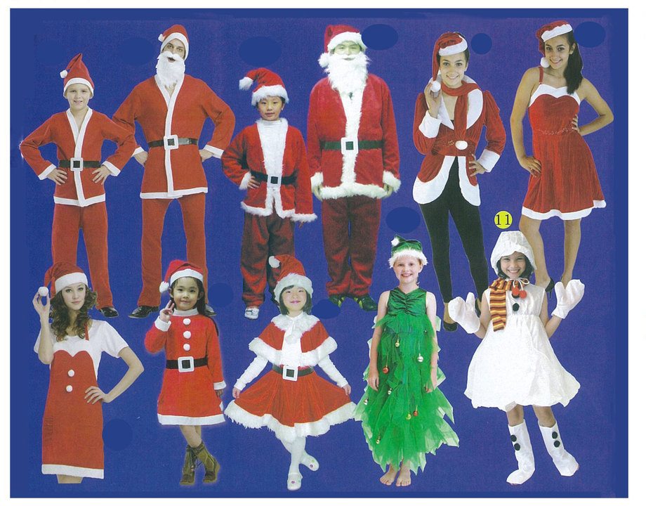 七件式豪華雪人洋裝