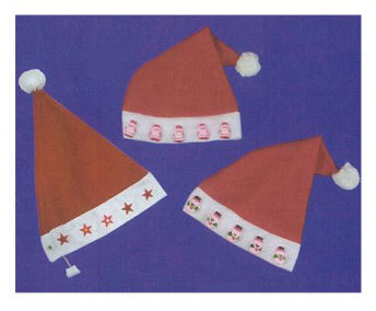 閃爍造型聖誕帽