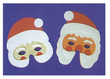 EVA可愛聖誕老人面具