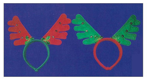 鈴噹聖誕麋鹿頭飾