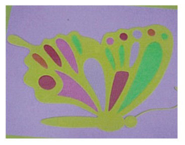 飛行蝴蝶造型板