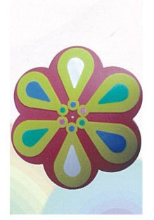 PP瓦楞板-大花造型板50CM