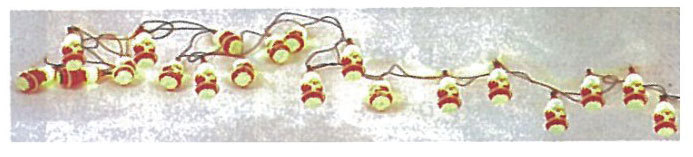 20頭聖誕老公公燈串