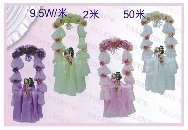 玫瑰花門情人娃娃