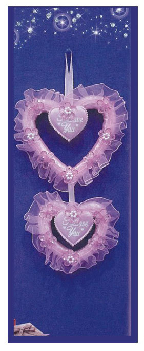 21cm心心相連甜心吊飾