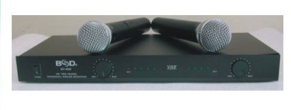VHF雙頻無線麥克風組合機