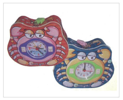 螃蟹鬧鐘VS存錢筒/附鎖