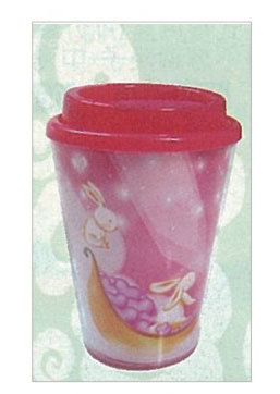 350cc旋轉蓋冰熱兩用杯