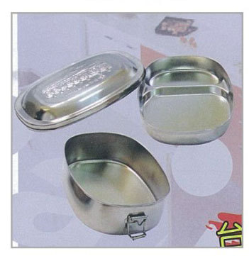 J-G503-1橢圓便當盒+層二格