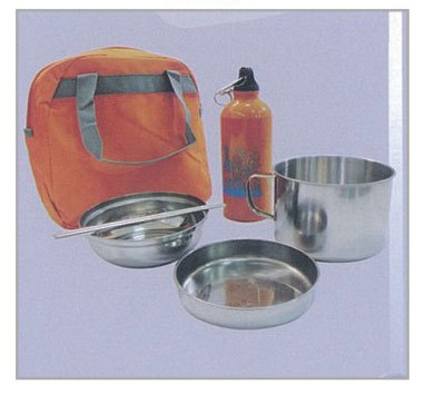 J-G553杯碗組+運動袋+筷+袋