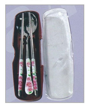 L-G212彩紋葫蘆杓筷組