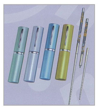 L-G064-1雙截彩盒+鋁盒+筷架(OPP袋裝)