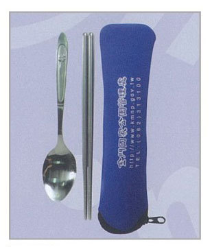 三入潛水布包+19CM筷蘭花