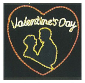 情人愛心造型燈