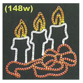 三根蠟燭造型燈