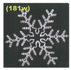 銀色雪花造型燈