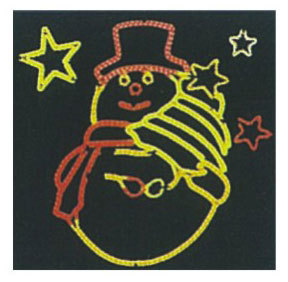 雪人星星造型燈