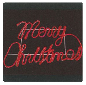 聖誕英文字母造型燈