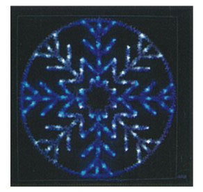 雪花1亮蔥造型燈