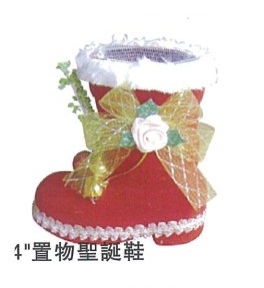 4吋置物聖誕鞋E-5170