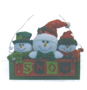 12吋雪人組合掛飾A-1089