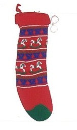 17吋毛線襪D-4065