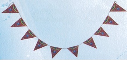 生日派對彩旗條I-0823