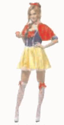 俏麗雪白公主裝