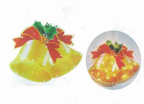 LED雷射片造型燈--雙鐘