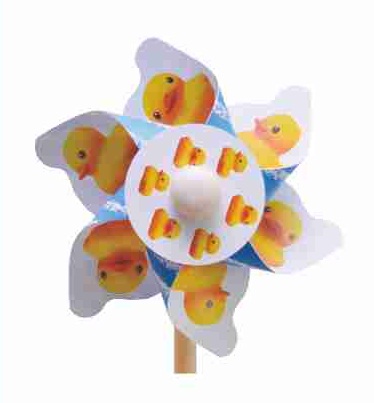 黃色小鴨風車S號