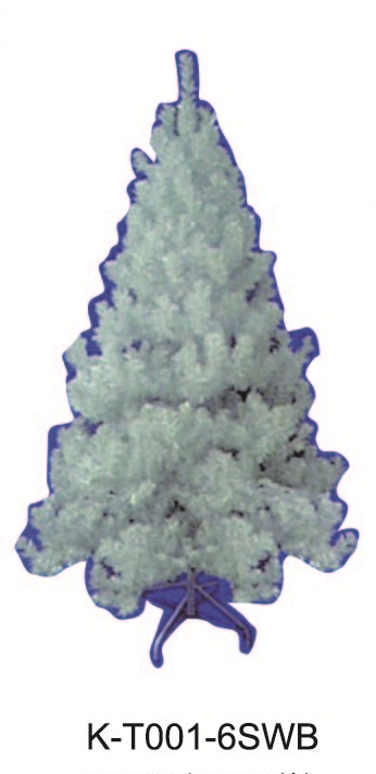 6尺銀白圓頭樹K-T001-6SWB