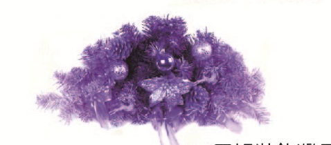 18吋果綠裝飾灣月藤K-Y0700-9