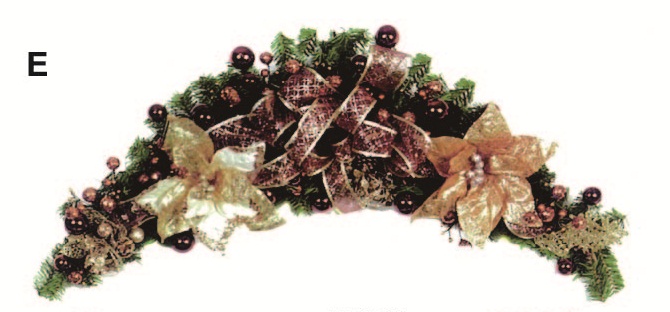 3.5尺彎月裝飾藤K-Y0957