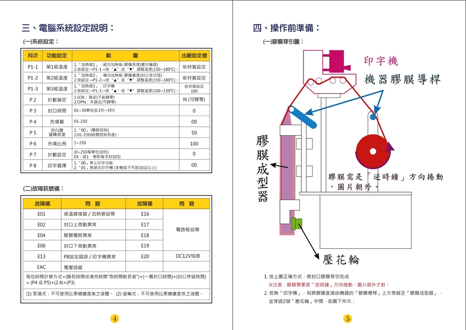 電腦系統設定說明