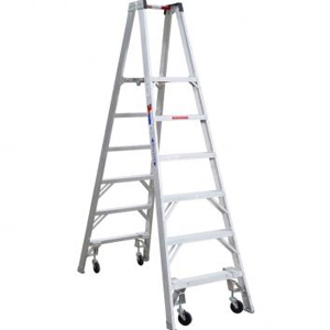 PT376-4C鋁合金雙側帶輪自鎖平台梯