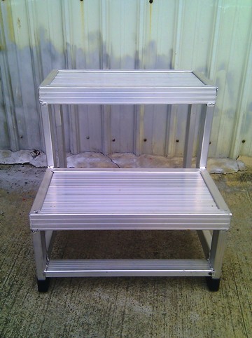 2階固定式作業梯