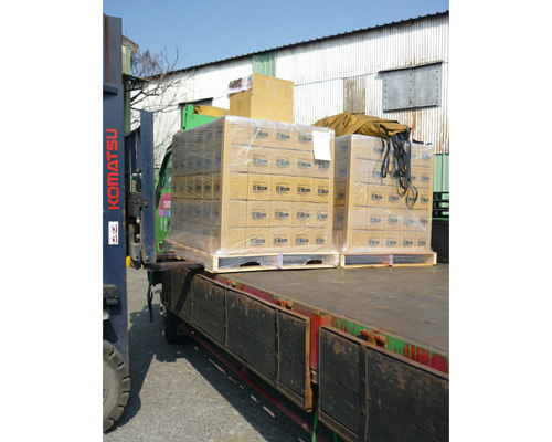 包裝成品推疊出貨