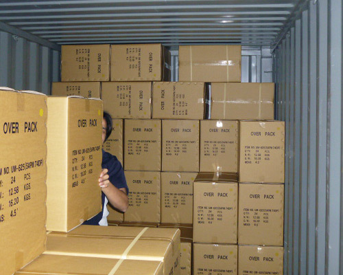 貨櫃裝疊出貨關閉