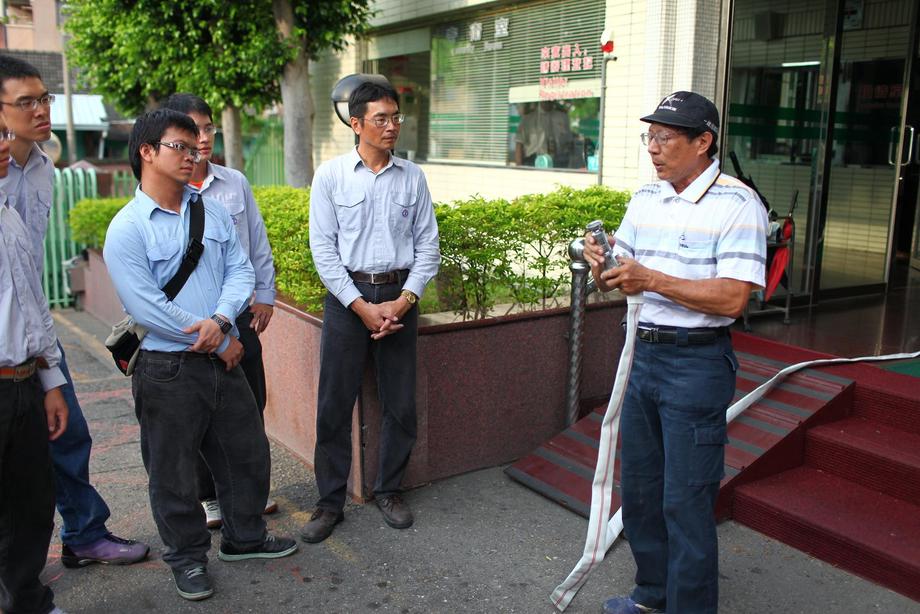 台電員工消防演練